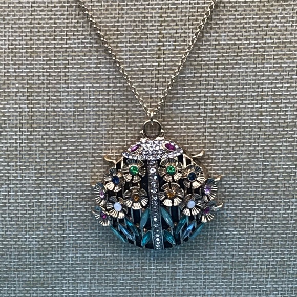 Betsey Johnson TORTIFLY BUG LONG PENDANT MULTI - Picture 2 of 7